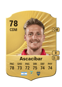 Santiago Ascacíbar Rare 78 OVR
