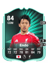 Wataru Endo SQUAD FOUNDATIONS 84 OVR