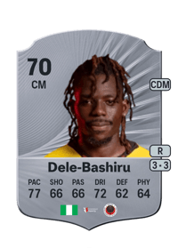 Tom Dele-Bashiru Rare 70 OVR