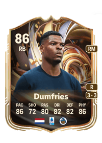 Denzel Dumfries Ratings Reload 86 OVR