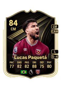 Lucas Paquetá Team of the Week 84 OVR