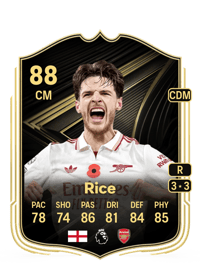 Declan Rice Team of the Week 88 OVR