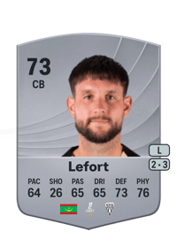 Jordan Lefort Common 73 OVR