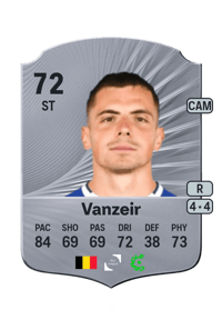 Dante Vanzeir Rare 72 OVR
