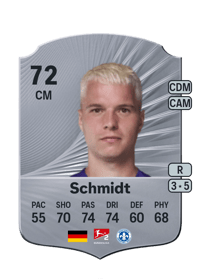 Niklas Schmidt Rare 72 OVR