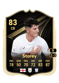 Jordan Storey Team of the Week 83 OVR