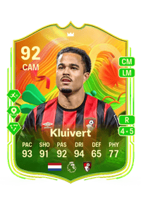 Justin Kluivert UEFA Europa League Team of the Tournament 92 OVR