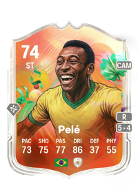 Pelé World Tour Silver Stars 74 OVR