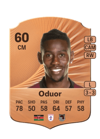 Clarke Oduor Rare 60 OVR