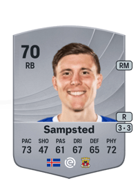 Alfons Sampsted Common 70 OVR