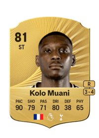 Randal Kolo Muani Rare 81 OVR