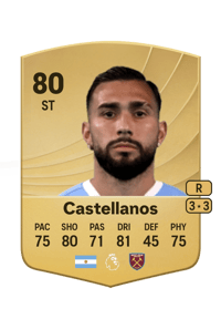 Valentin Castellanos Common 80 OVR