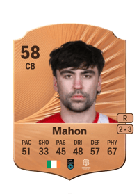 John Mahon Rare 58 OVR