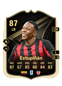 Pervis Estupiñán Team of the Week 87 OVR