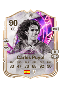 Carles Puyol Time Warp Icon 90 OVR