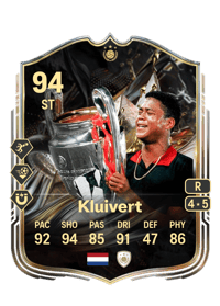Patrick Kluivert Trophy Titans ICON 94 OVR