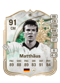 Lothar Matthäus Winter Wildcards Icon 91 OVR