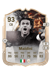 Paolo Maldini Thunderstruck ICON 93 OVR