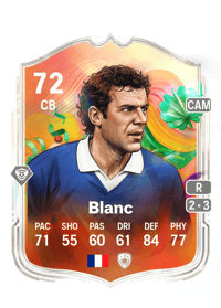 Laurent Blanc World Tour Silver Stars 72 OVR