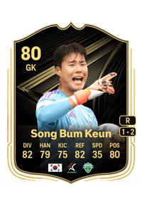 Song Bum Keun Team of the Week 80 OVR