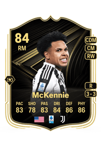 Weston McKennie Team of the Week 84 OVR