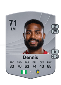 Emmanuel Dennis Common 71 OVR