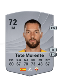 Tete Morente Common 72 OVR