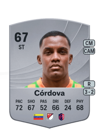 Sergio Córdova Common 67 OVR