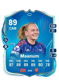 Frida Maanum UEFA Women's Champions League Road to the Final 89 OVR
