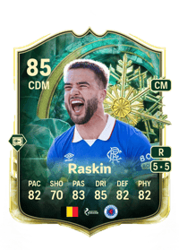 Nicolas Raskin Winter Wildcards 85 OVR