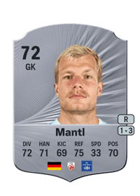 Nico Mantl Rare 72 OVR