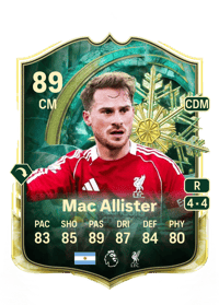 Alexis Mac Allister WINTER WILDCARDS 89 OVR