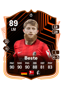 Jan-Niklas Beste UEL Road to the Final 89 OVR