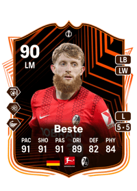 Jan-Niklas Beste UEL Road to the Final 90 OVR