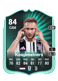 Teun Koopmeiners SQUAD FOUNDATIONS 84 OVR