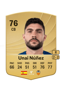 Unai Núñez Common 76 OVR