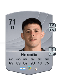 Leonardo Heredia Common 71 OVR