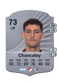 Tomás Chancalay Rare 73 OVR