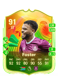 Lyle Foster World Tour 91 OVR