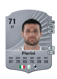 Nicholas Pierini Rare 71 OVR