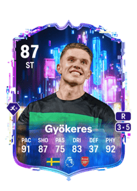 Viktor Gyökeres Flashback Player 87 OVR