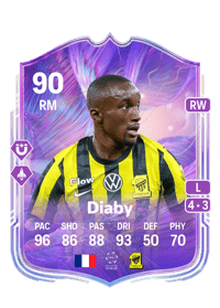 Moussa Diaby Fantasy UT 90 OVR