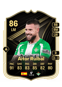 Aitor Ruibal Team of the Week 86 OVR