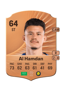 Abdullah Al Hamdan Rare 64 OVR