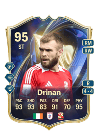 Aaron Drinan Team of the Season 95 OVR