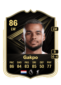 Cody Gakpo Team of the Week 86 OVR