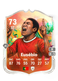 Eusébio World Tour Silver Stars 73 OVR