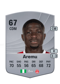 Afeez Aremu Common 67 OVR