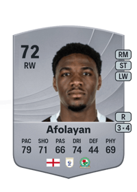 Dapo Afolayan Common 72 OVR