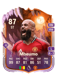 Bryan Mbeumo Ultimate Scream 87 OVR